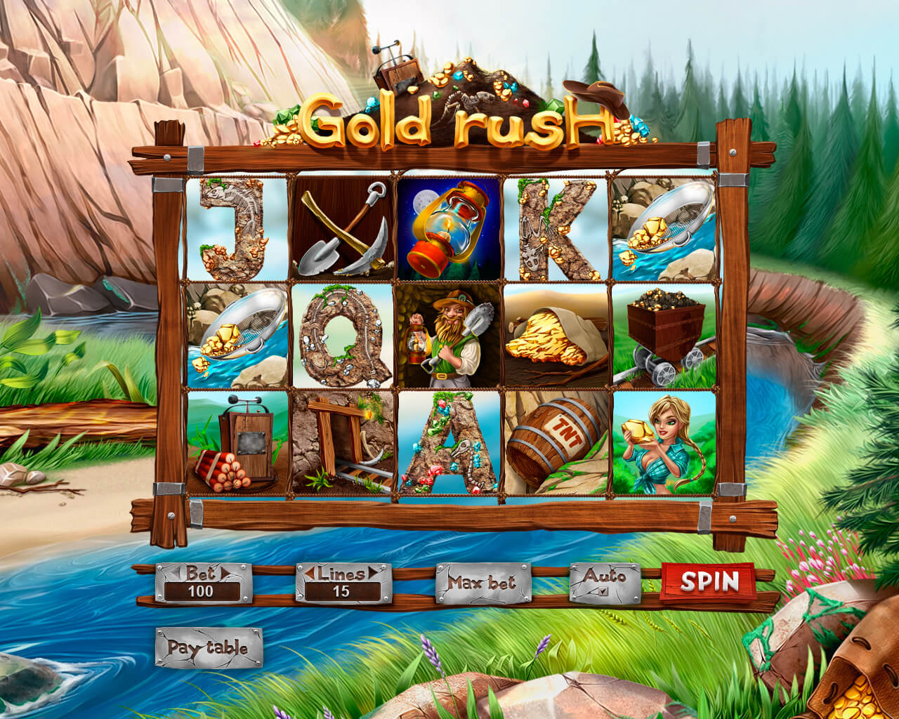 Slot machine for sale "Gold Rush"