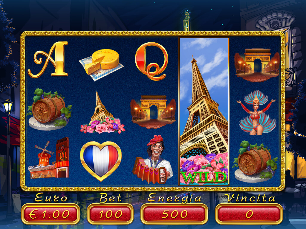 Reel of the slot "Eiffel Tower"