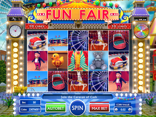 Fun Fair Ride Slots Machine