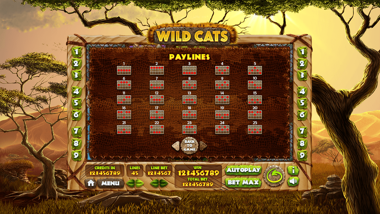 wild-cats_paytable4