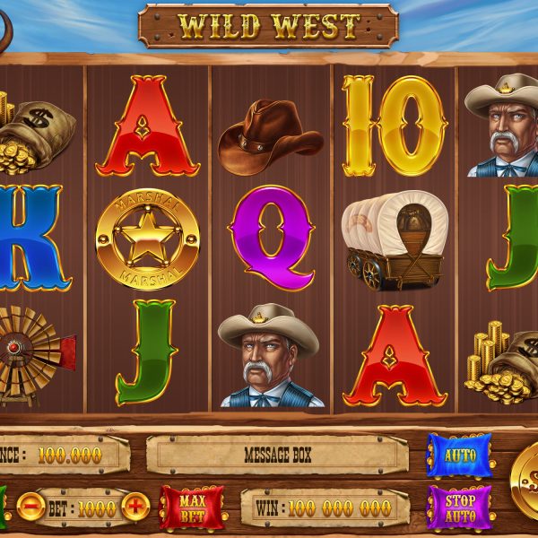 Cowboy slot machine for SALE, Wild West slot game for Purchase