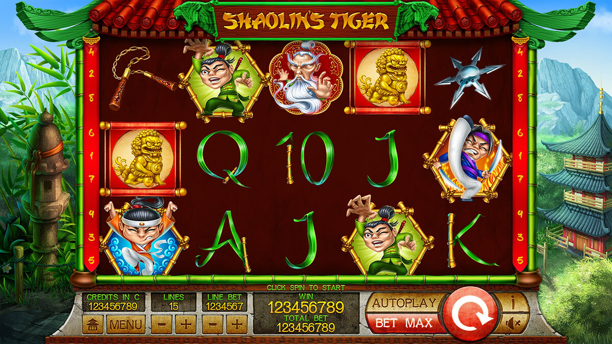 Shaolin Themed online slot machine, Shaolin monks video slot game