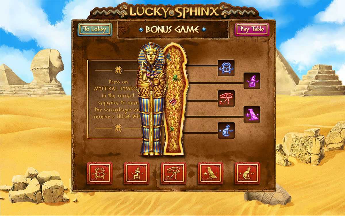 Sphinx Slot Machine For Sale