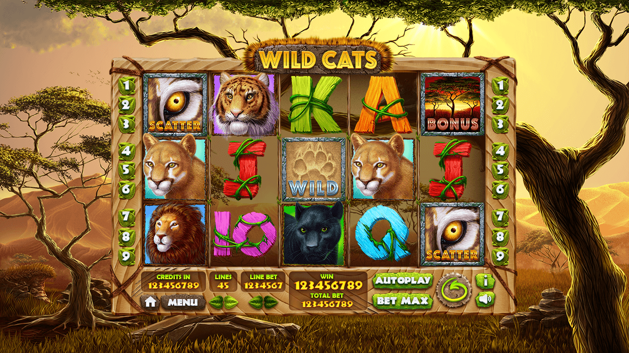 Cats Slot Machine Game