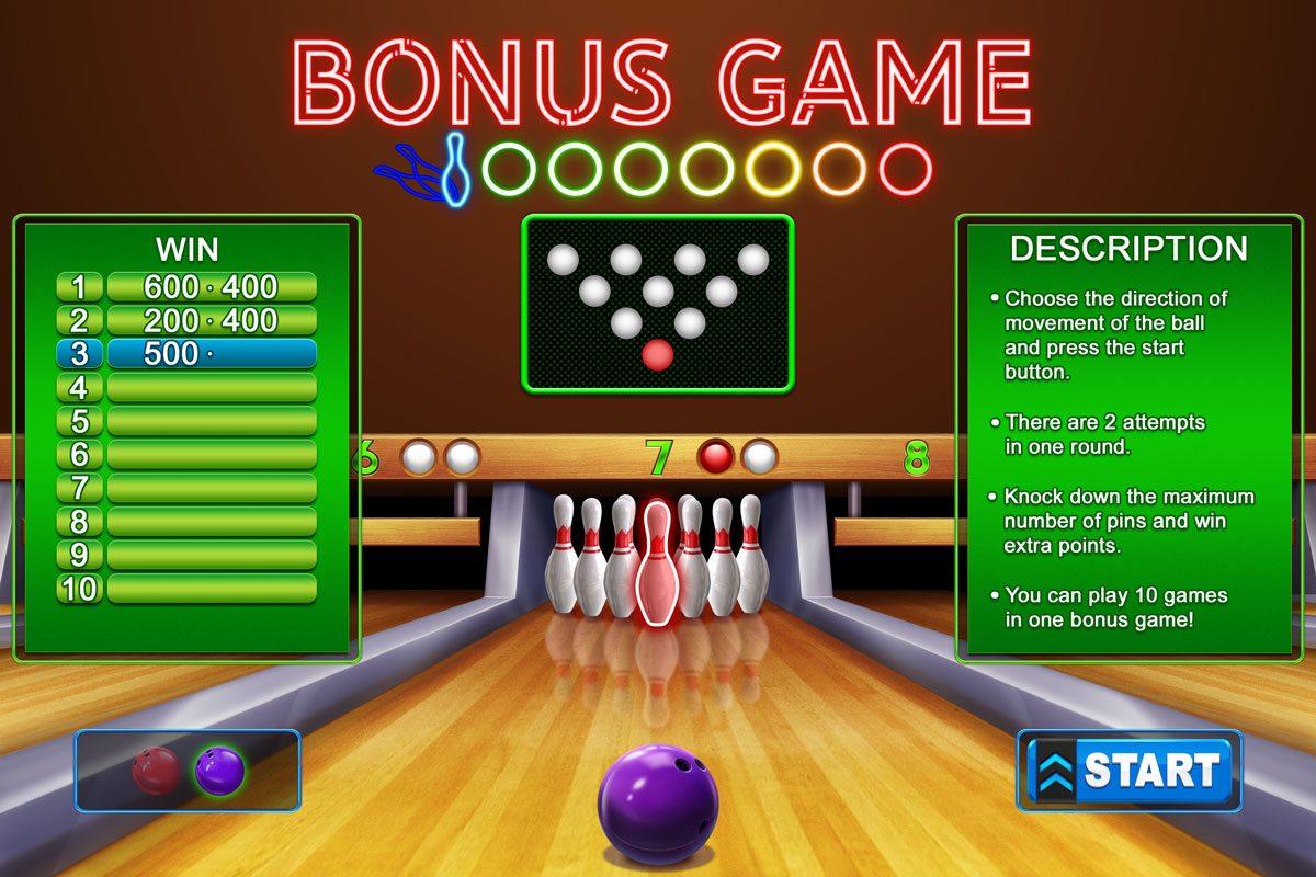 Bowling slot game, Online Bowling slot made by Slotopaint