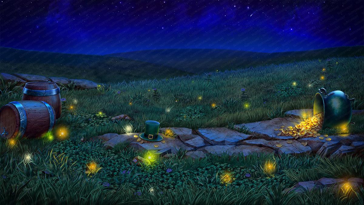 leprechaun_background_night