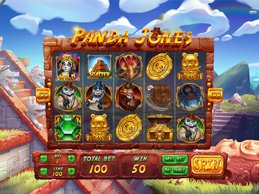 panda slot machine bamboo wild bonus race