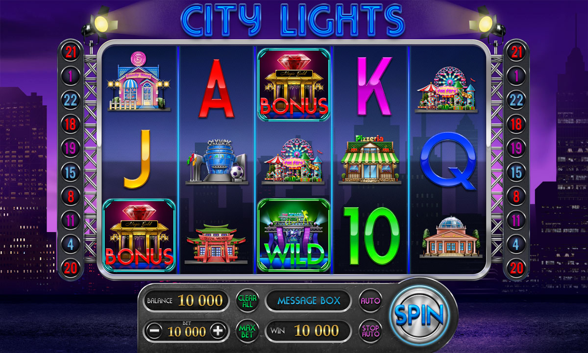 City Lights slot game for SALE. City of Lights slot machine for Purchase