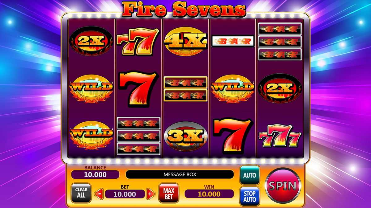 Slot machine for SALE – “Fire Sevens” | Slotopaint