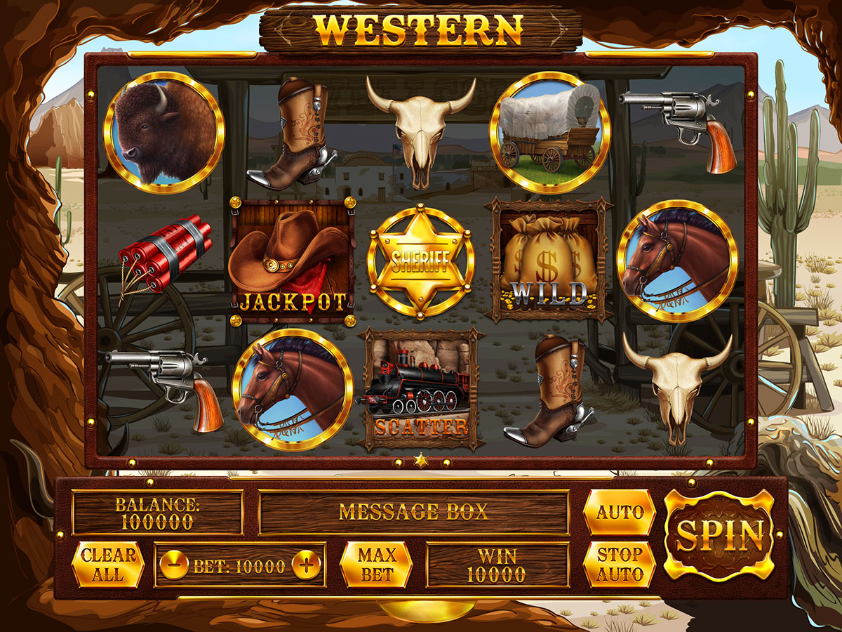 Wild West Slot Machine Games. Western Themed online slot game