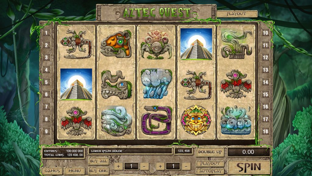 Aztec online slot. Aztec themed casino slot - 