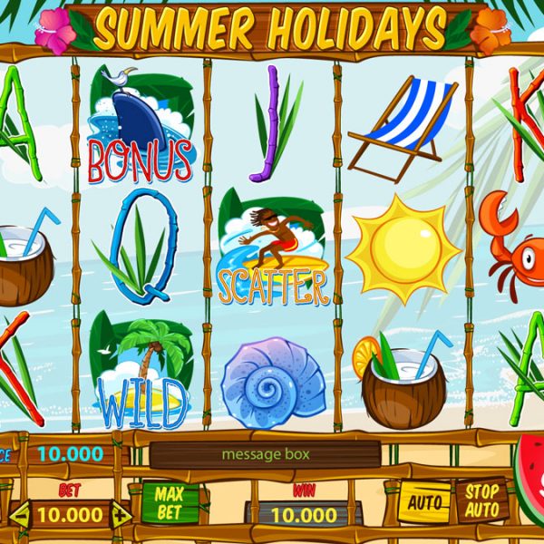 Summer Holiday Video Slot Machine Games @ 7Sultans internet Casino