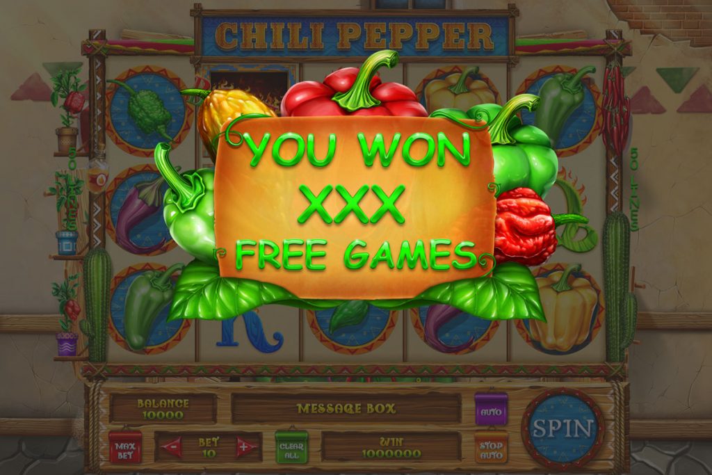 Chili Pepper slot machine. Peppers Themed online slot game