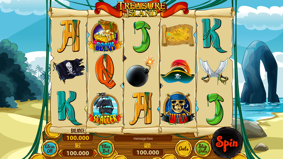 treasure island resort casino slot locator