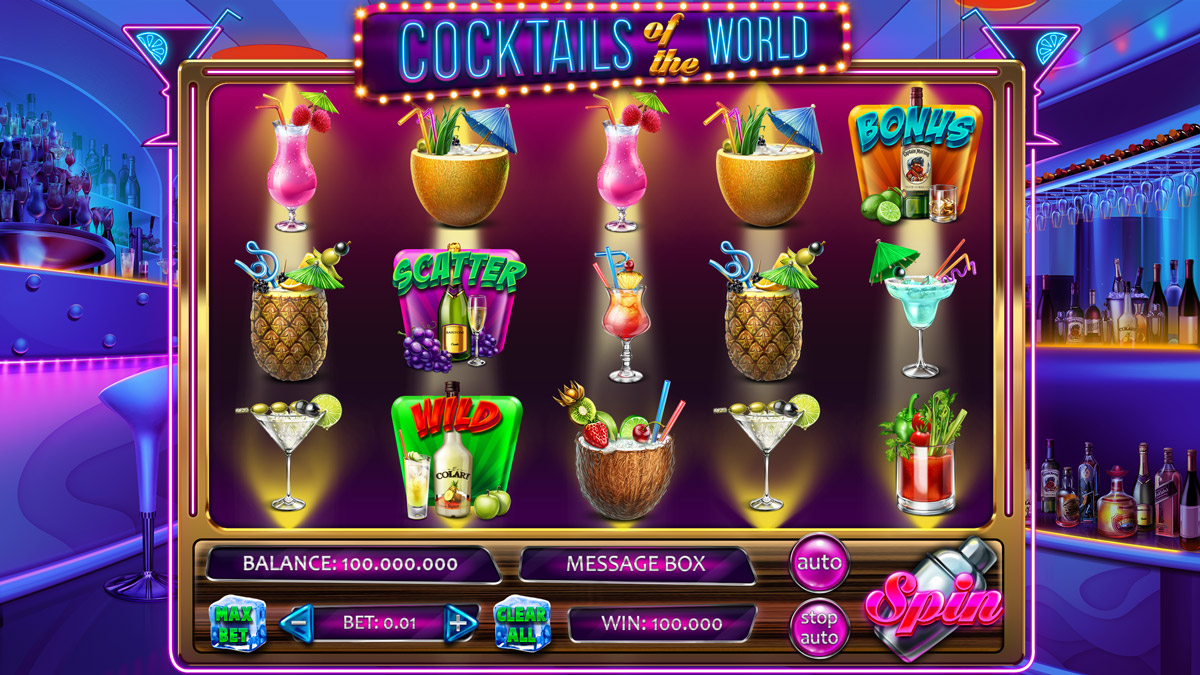 The Bar Is Open: A Slot Machine That Pays In Drinks