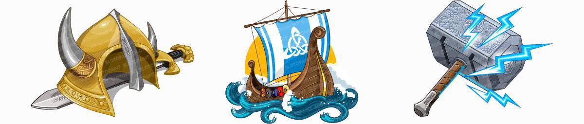 Final versions of 3D symbols for the game slot machine "Fruit cocktail"