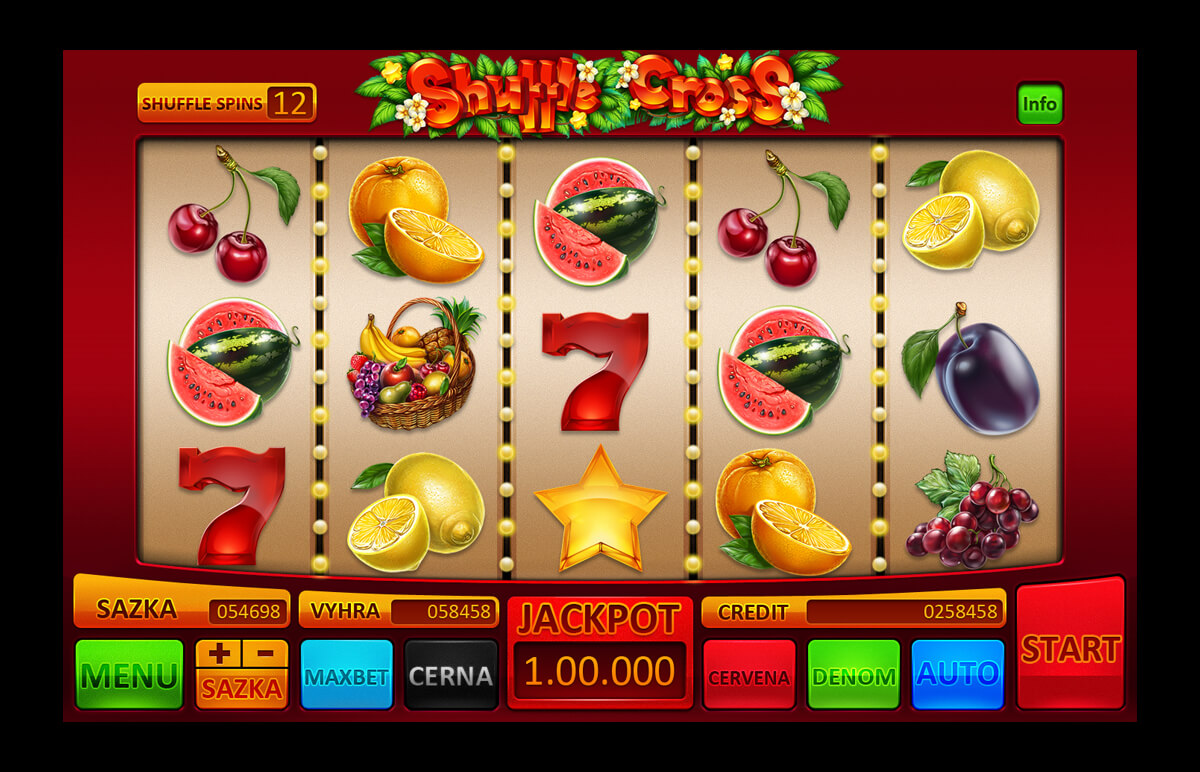 Game symbols for the game slot machine “Shuffle Cross”