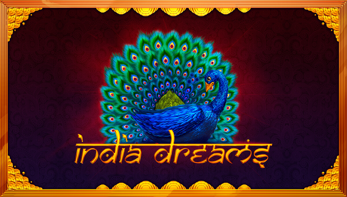 Design logo for the game slot machine "India dreams"