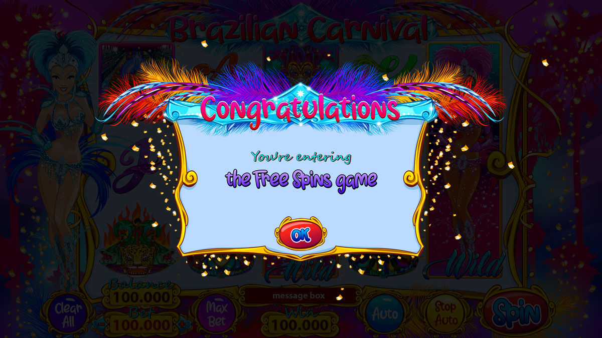 Brazilian Carnival main popup