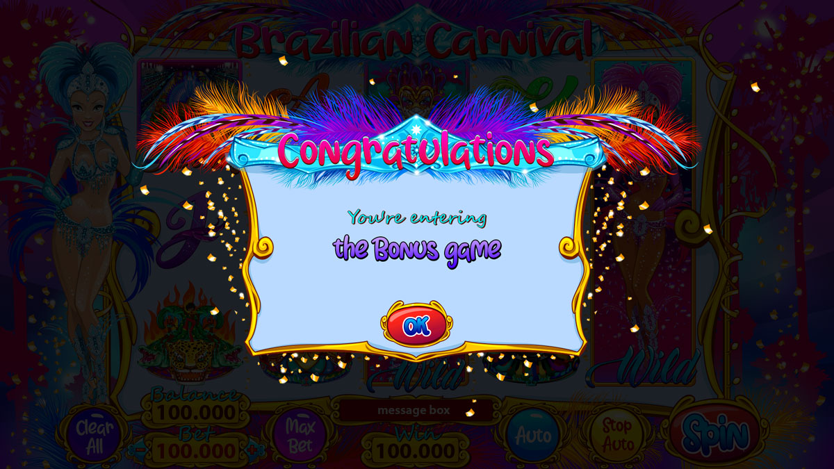 Brazilian Carnival main popup