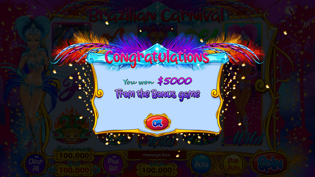 Brazilian Carnival main popup