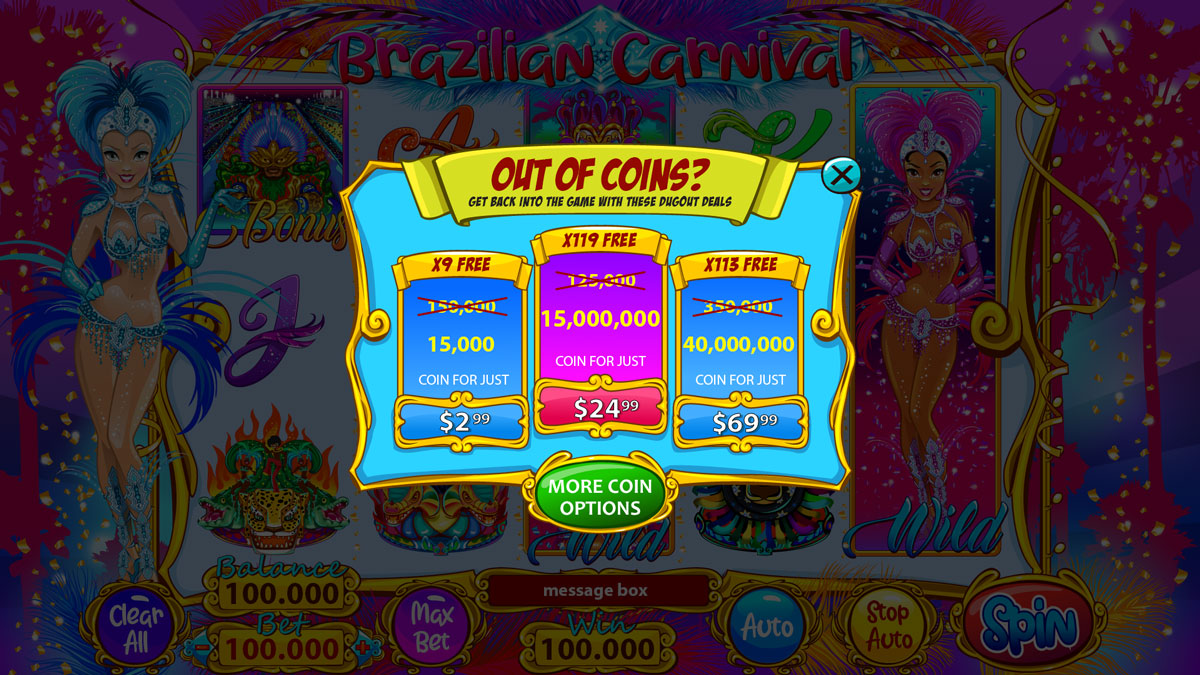 Brazilian Carnival popup