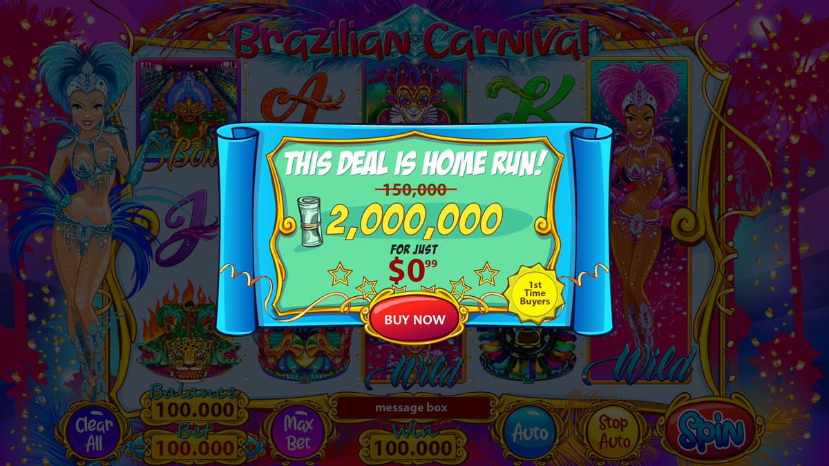 Brazilian Carnival popup