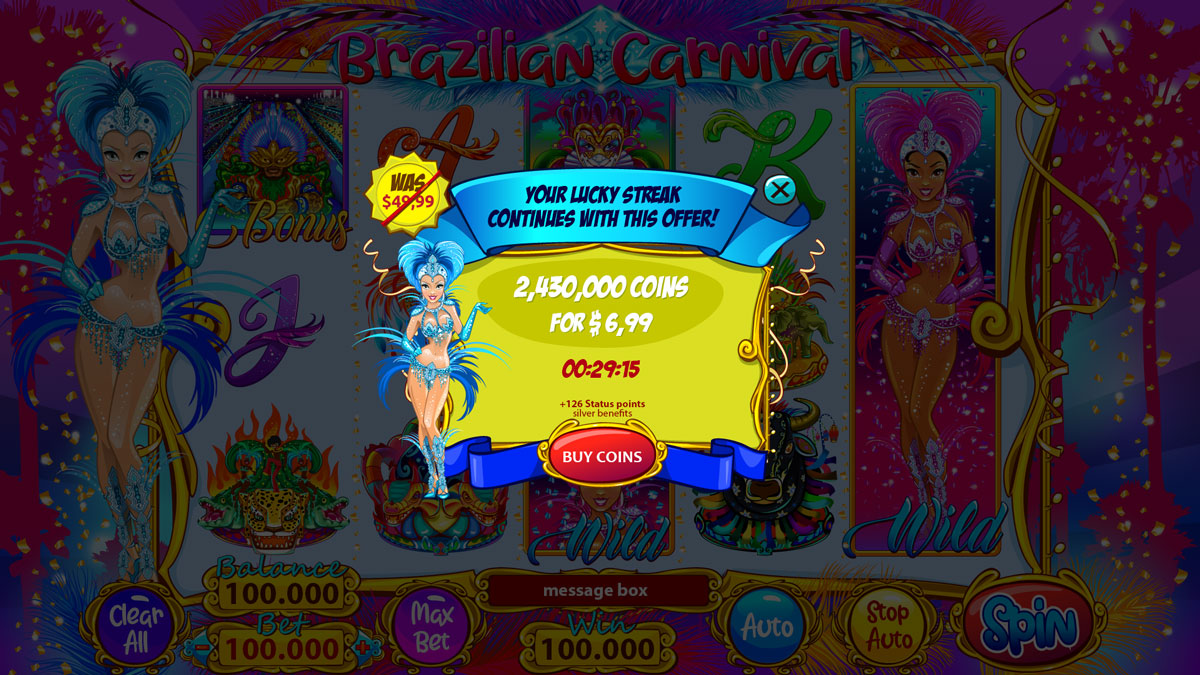 Brazilian Carnival popup