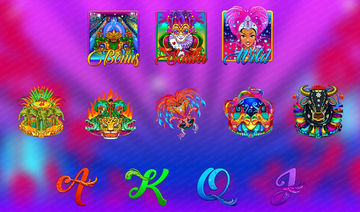 Brazilian Carnival symbols