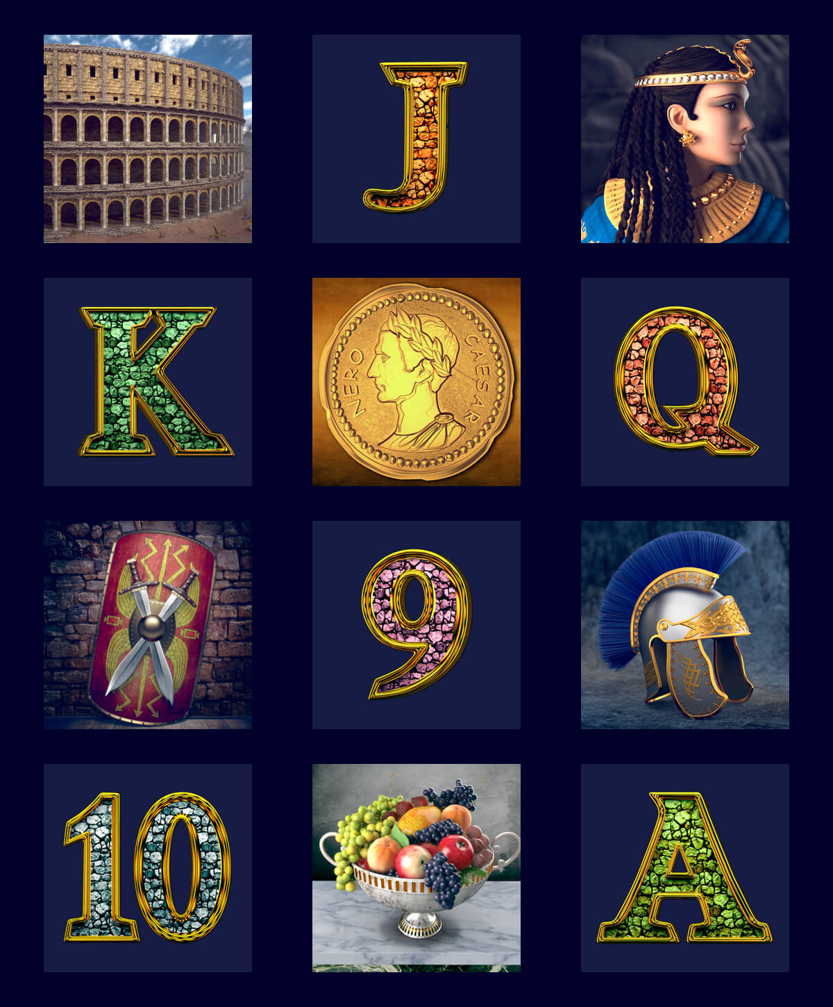 Caesars Empire All Symbols