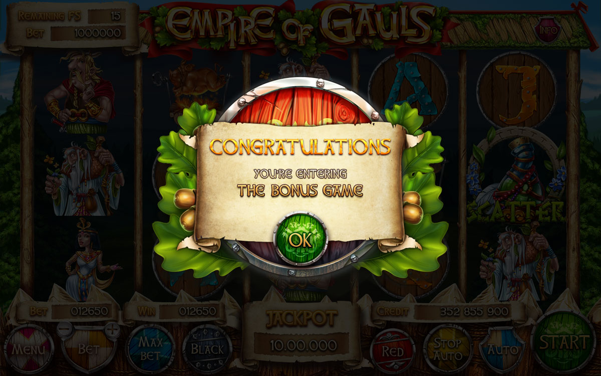 Empire of Gauls popup