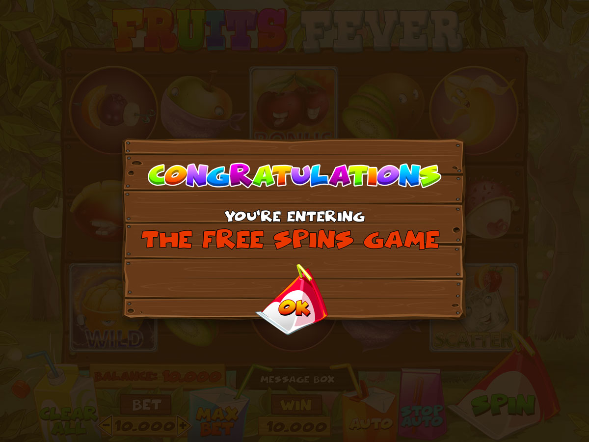 Fruits Fever popup