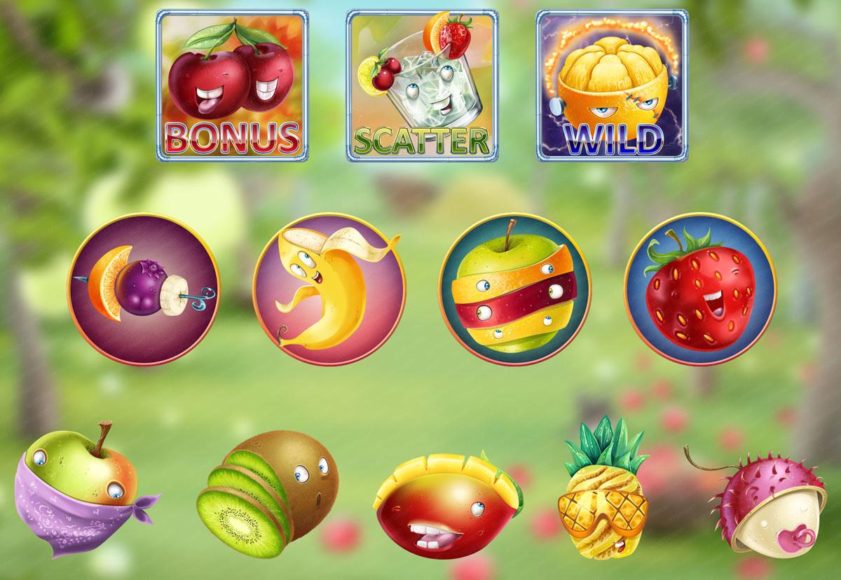 Fruits Fever symbols
