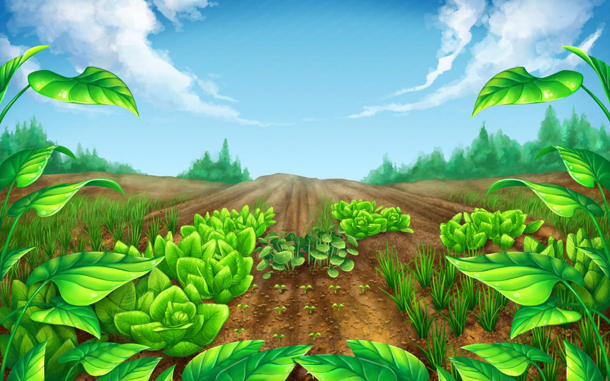 Garden Cross background