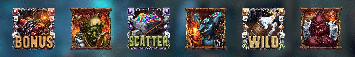 Goblin Mine high symbols animation