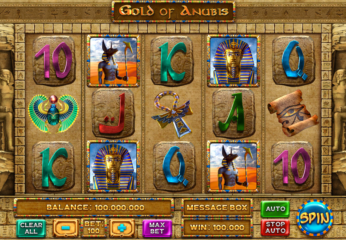 Gold of Anubis reels