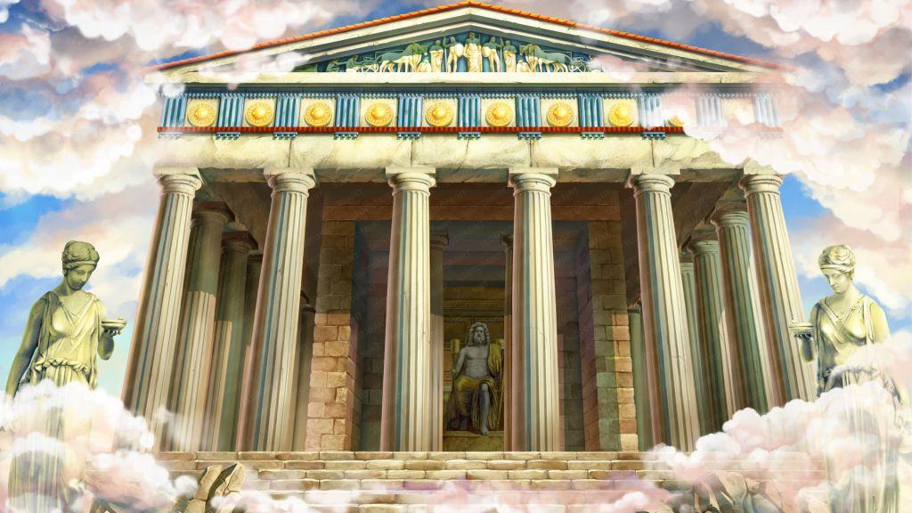 Gold of Olympus background