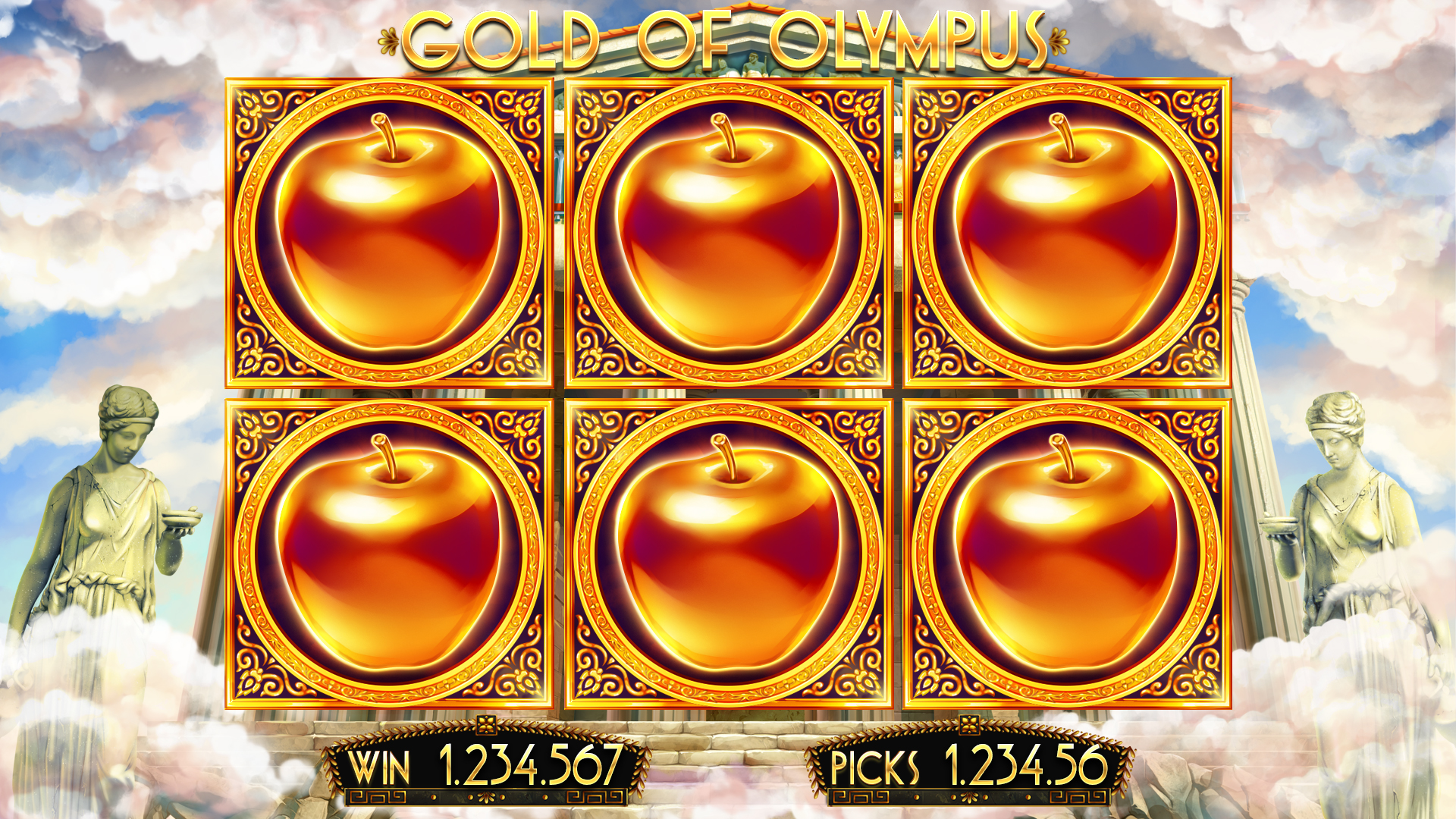 Gold of Olympus bonus game