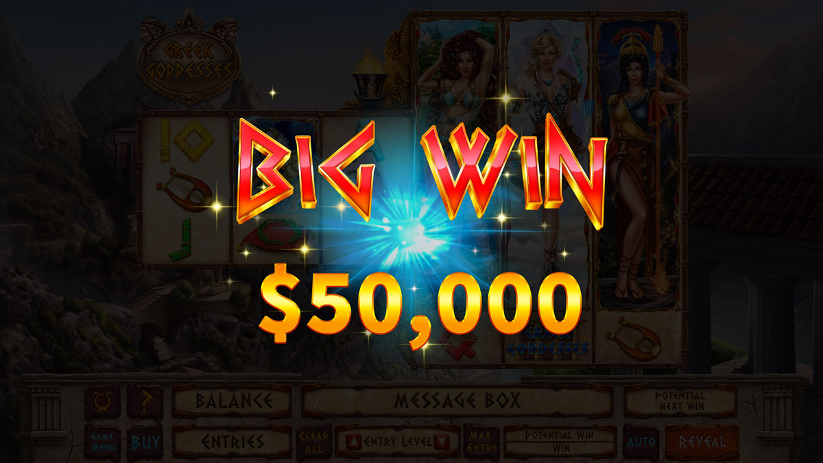 Greek Goddesses popup bigWin