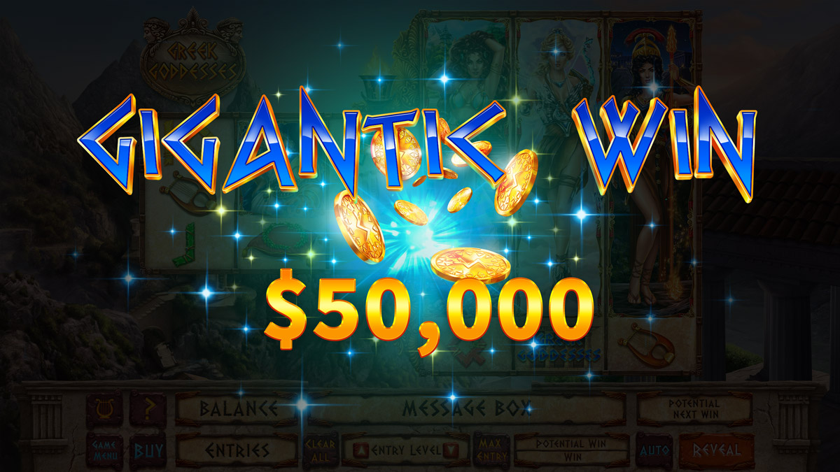 Greek Goddesses popup giganticWin