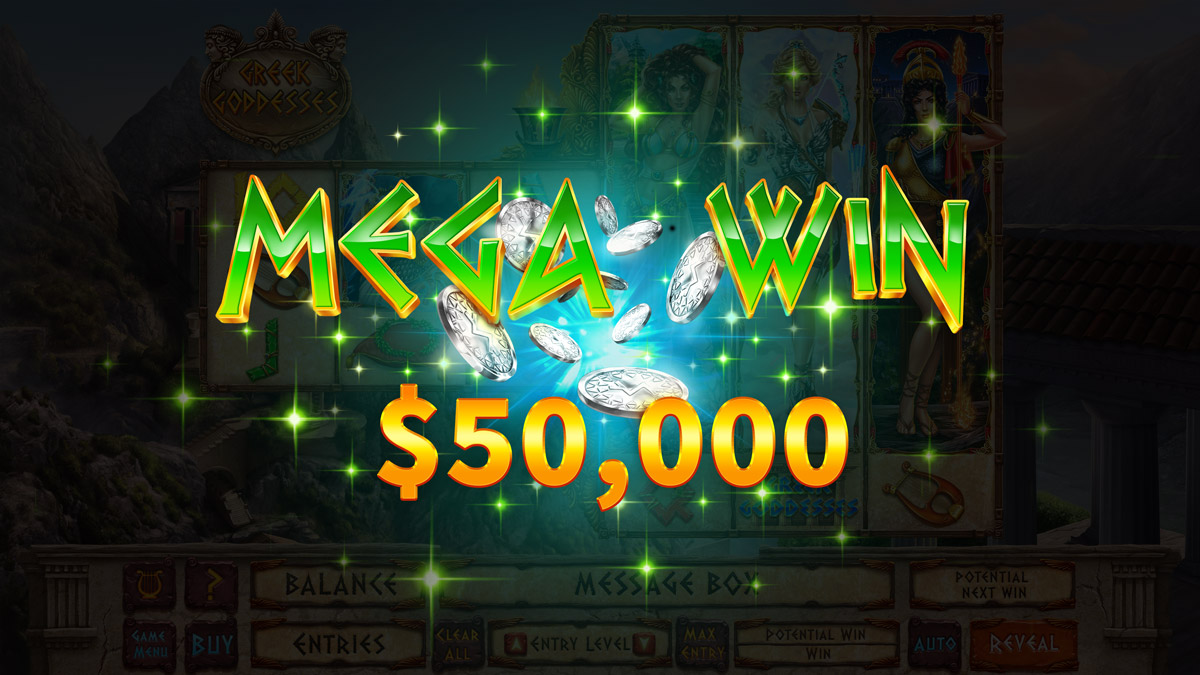 Greek Goddesses popup megaWin