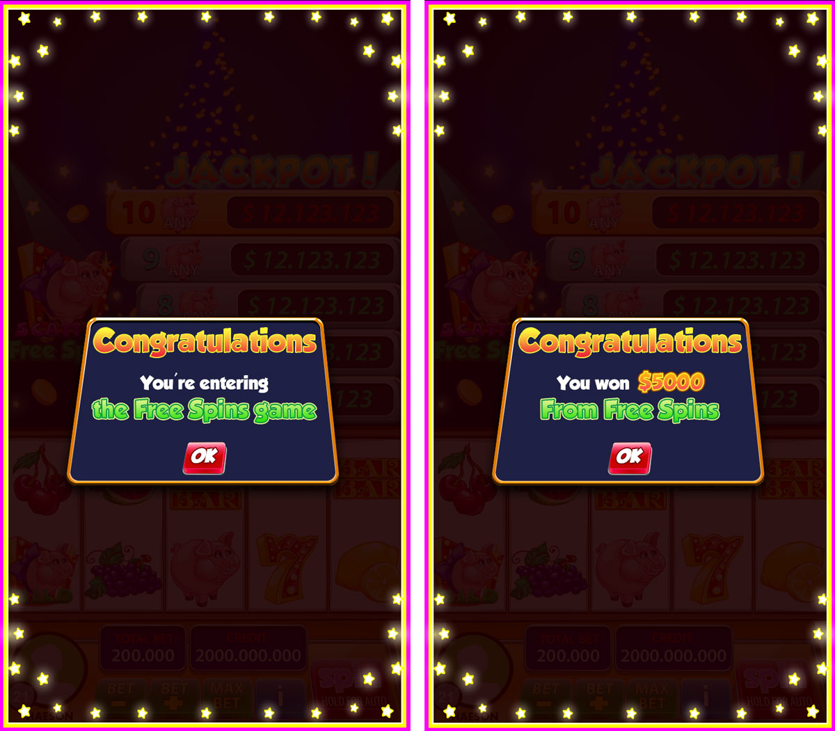 Lucky Piggy blog popups