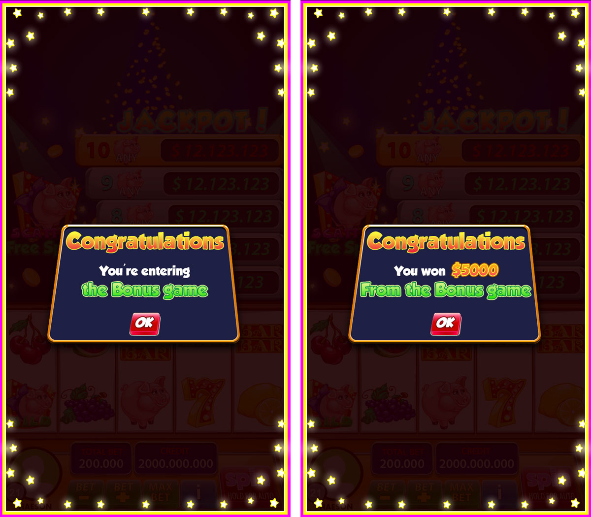 Lucky Piggy blog popups