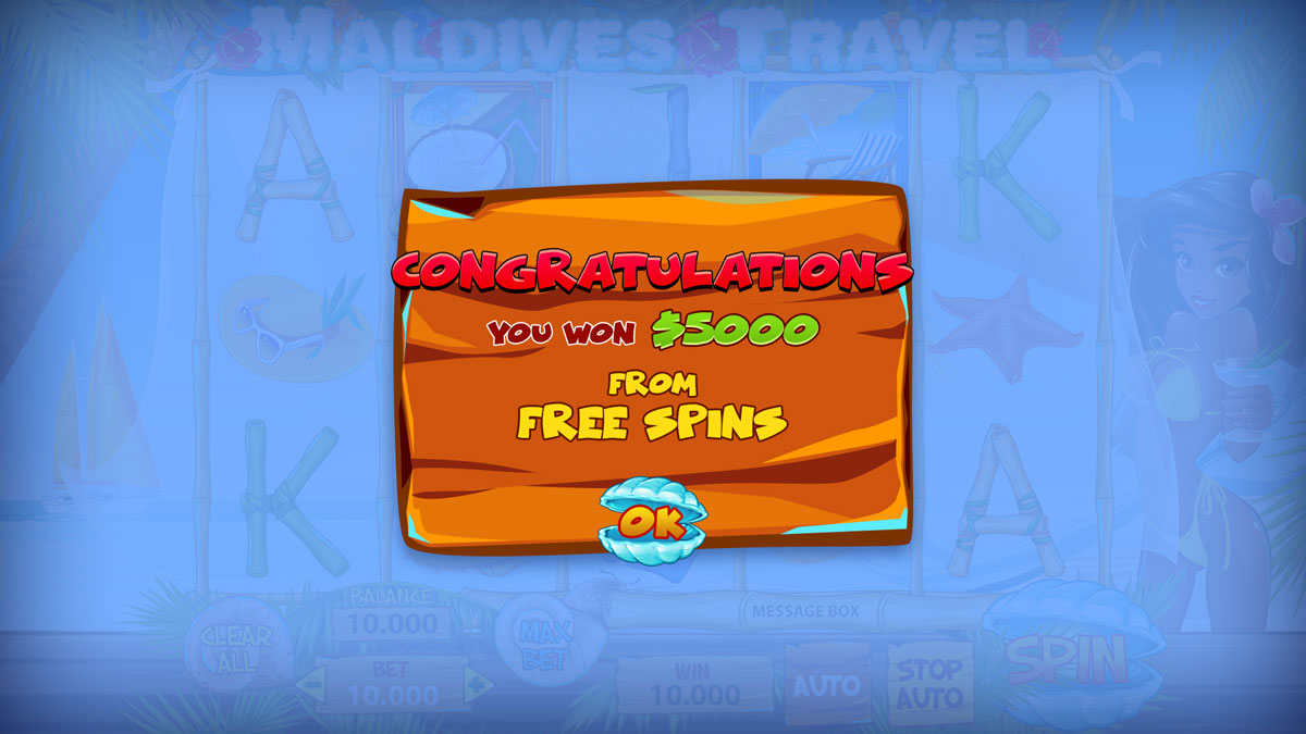 Maldives Travel popup