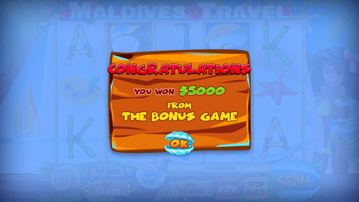 Maldives Travel popup