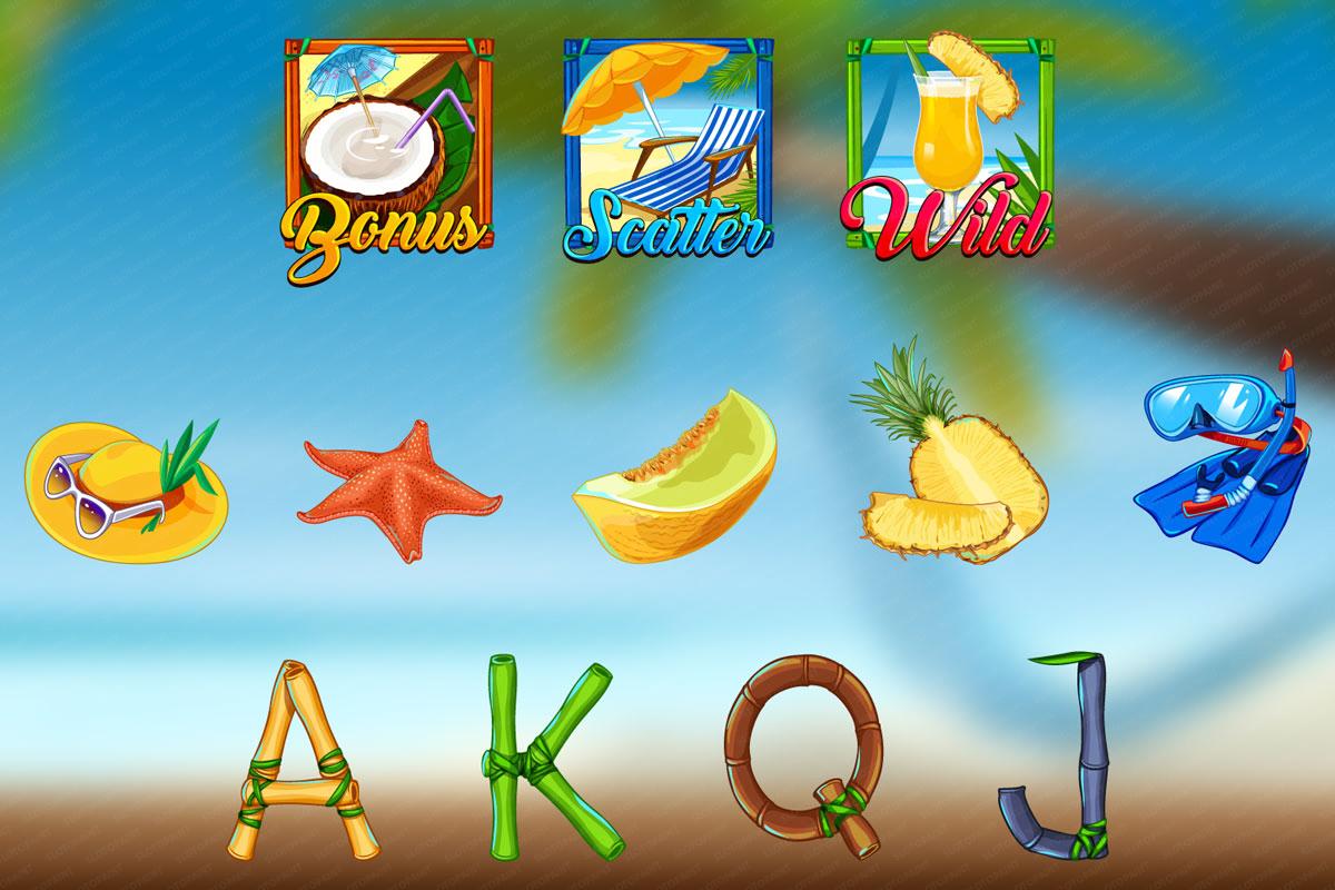 Maldives Travel symbols