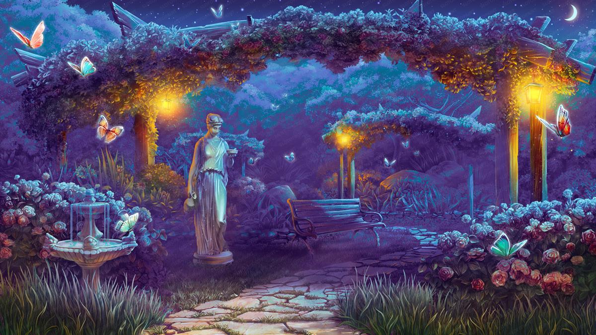 monarch_butterfly_night_background