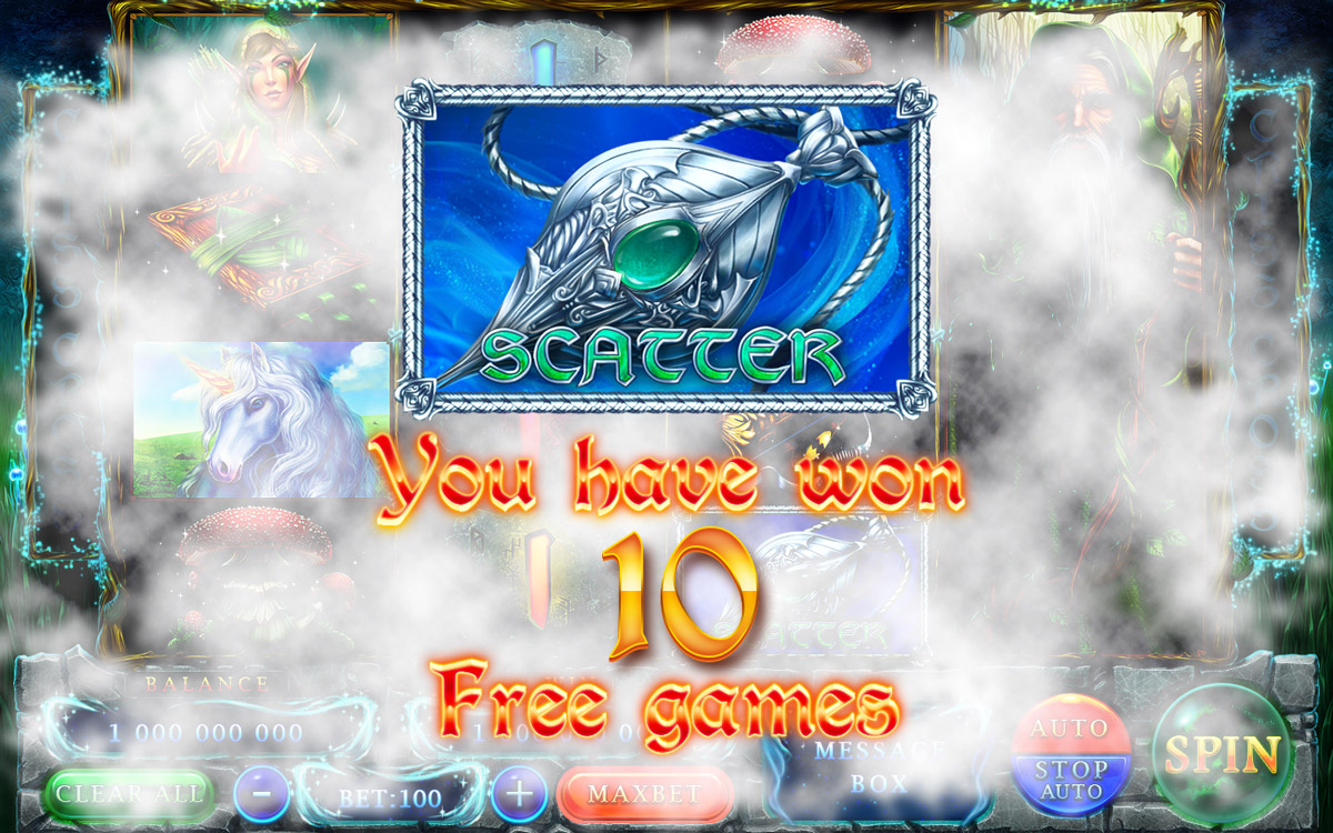 Mystic Forest Transition text