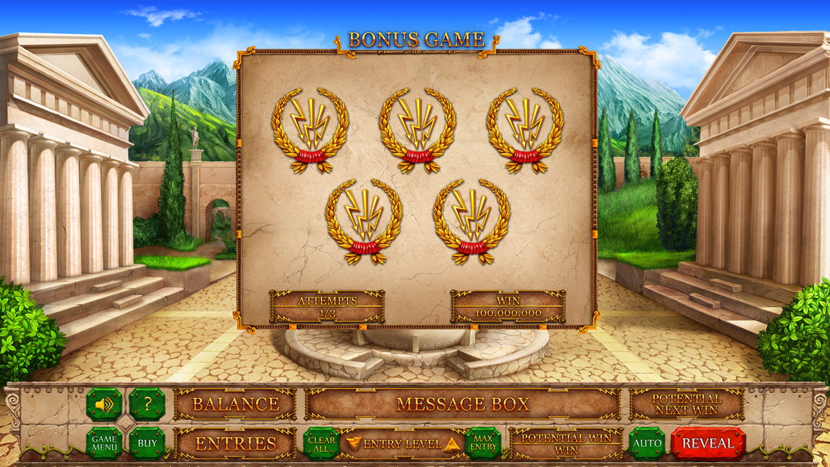 Roman Goddesses bonus game