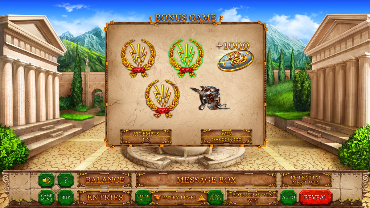 Roman Goddesses bonus game